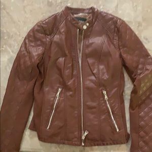 Express faux leather jacket